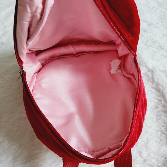 Cat & Jack Girls' Quilted Velvet 10" Mini Backpack 4KIDF-AG - Picture 7 of 7